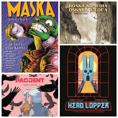 Zapowiedzi wydawnictwa Non Stop Comics na listopad i grudzień 2021. Przykładowe plansze